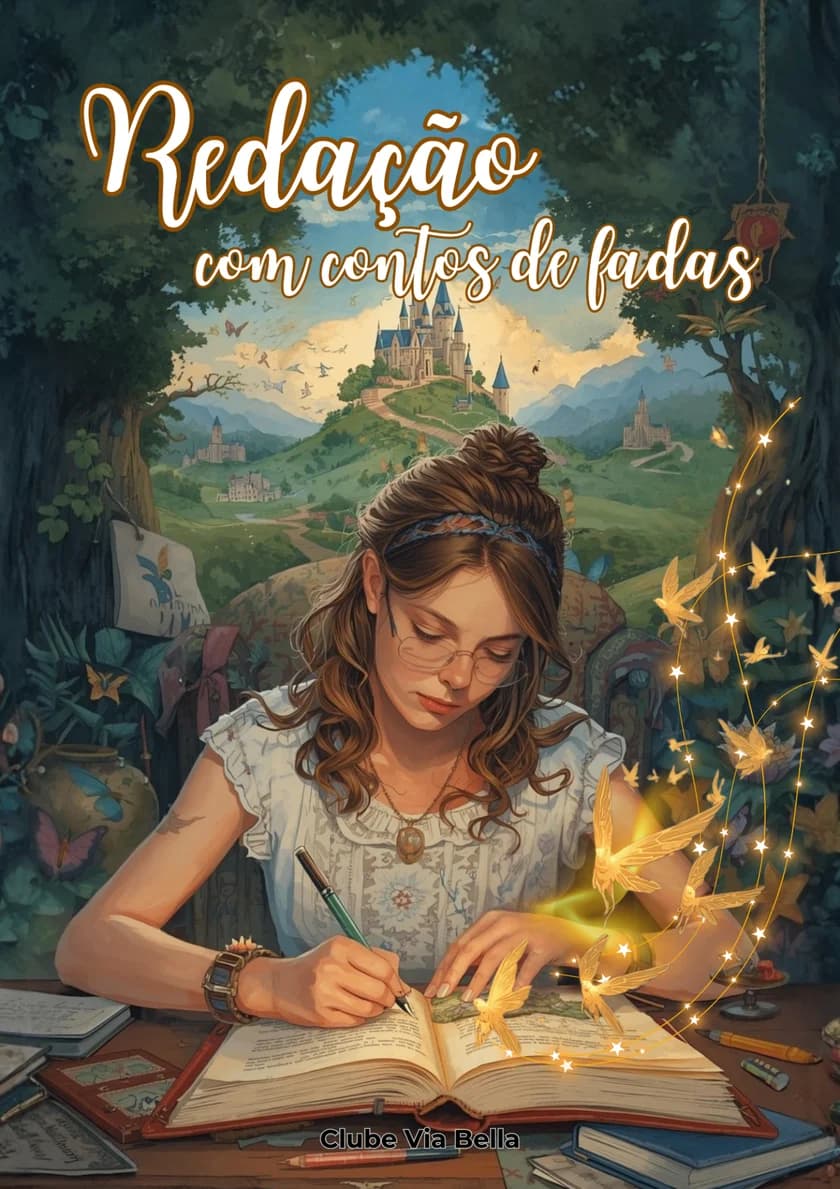 Capa Redação com Contos de Fadas